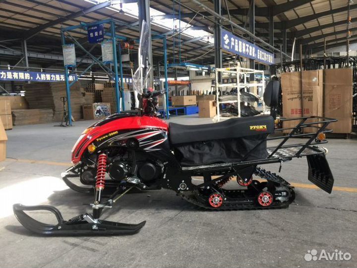 Снегоход Русич - 200 (красный)