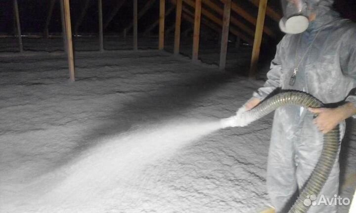 Бесшовное утепление. Эковата Eco fiber