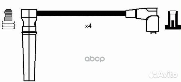 Комплект в/в проводов RC-DW302 8276 NGK
