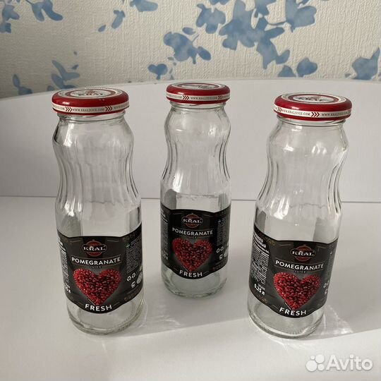 Красивые стеклянные бутылки