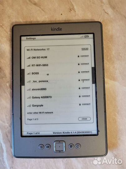 Электронная книга Kindle 4 WiFi