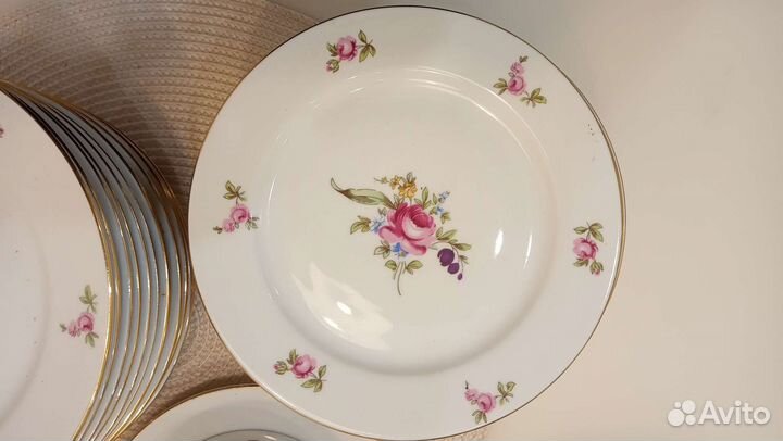 Сервиз столовый Мейсенский букет