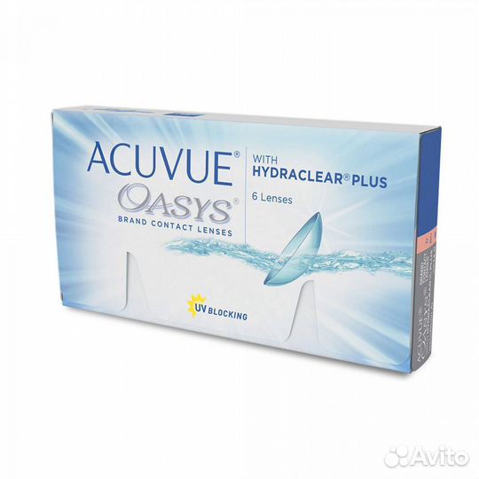 Линзы acuvue oasys двухнедельные -4.75 8.4