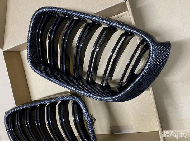 Решетка радиатора для BMW F25 F26 M стиль карбон