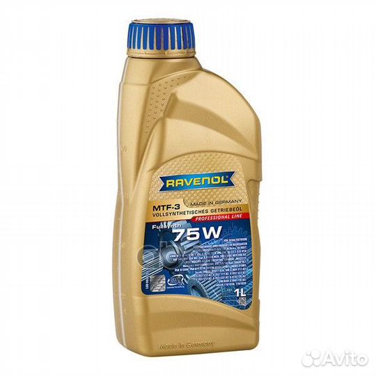 Масло трансмиссионное 75w ravenol 1л MTF -3 401