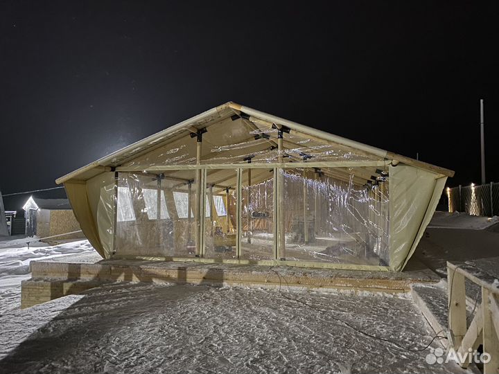 Пати-тент, палатка шатер для глэмпинга