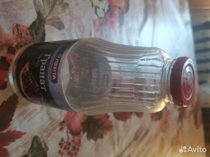 Бутылки стеклянные 1л отгранатового сока, много