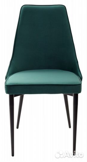 Стул nepal-P черный/тк. велюр зеленый #19