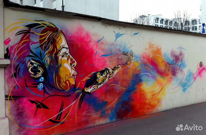 Профессиональная роспись стен, граффити