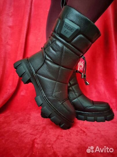 Сапоги женские дутики 36-39 размер