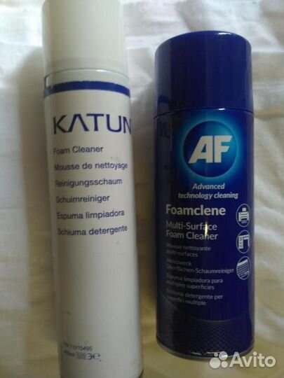 Чистящая пена для чистки пласмассовых изделий