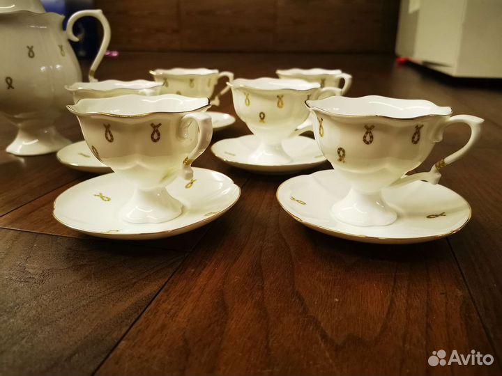 Новый Сервиз кофейный ифз Наташа Петельки