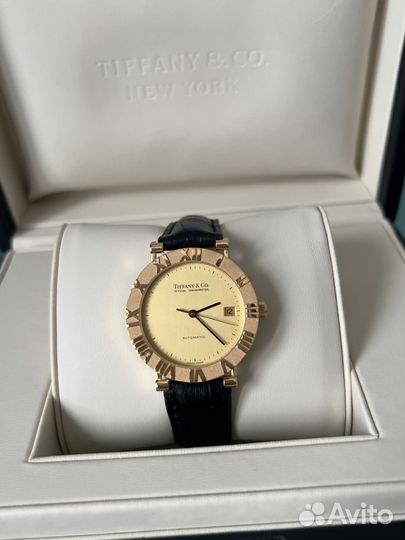 Золотые часы Tiffany