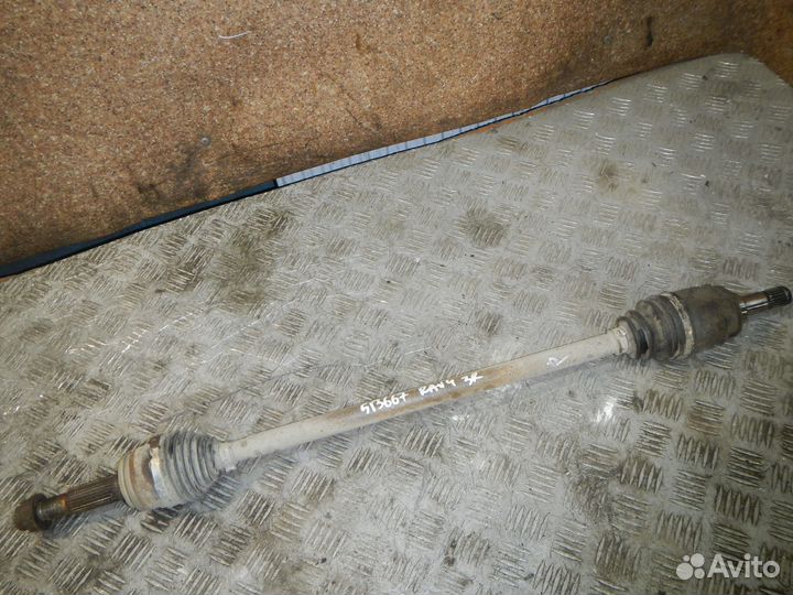 Полуось (привод в сборе) задняя правая, Toyota (То