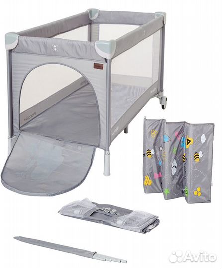 Манеж Carrello Piccolo+, Chocolate Brown