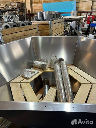 Банный чан на дровах от производителя