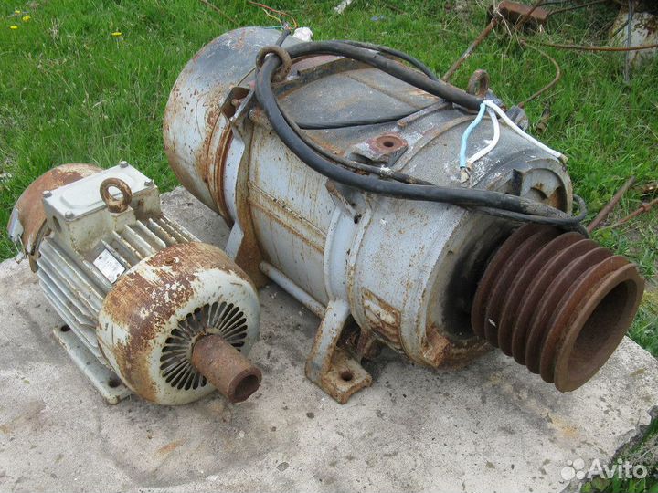 Электродвигатель синхронный, с фазным ротором