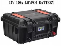 Аккумулятор lifepo4 12v 120Ah + зарядное