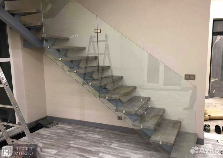 Перила для лестниц, стеклянные ограждения