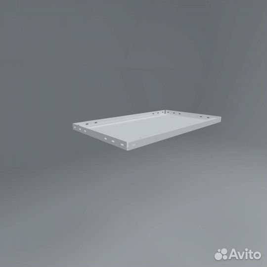 Складская полка 400х700мм, белый