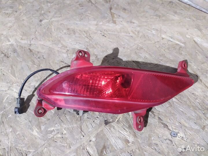 Фонарь противотуманный задний Hyundai Sаnta FE