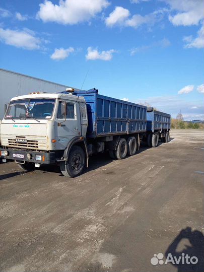 Услуги камаз зерновоз с прицепом