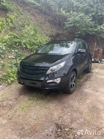Kia Sportage 2.0 AT, 2011, битый, 151 000 км