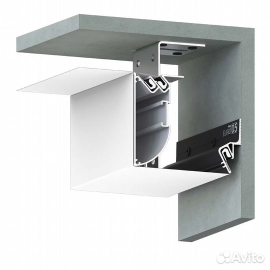 Профиль FU 03 для многоуровневых натяжных потолков