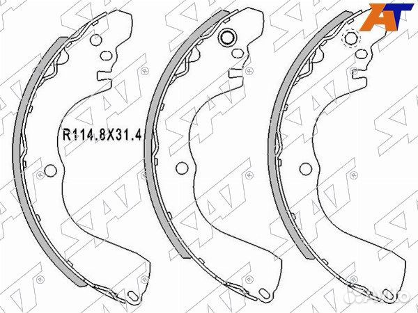 Колодки тормозные барабаные nissan KIX
