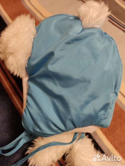 Шапка ушанка зимняя р. 48