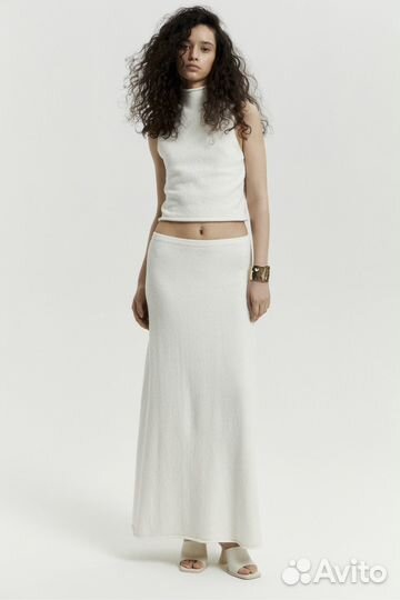 Юбка из буклированного трикотажа Lime