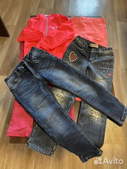 Пакет одежды на девочку 110-116