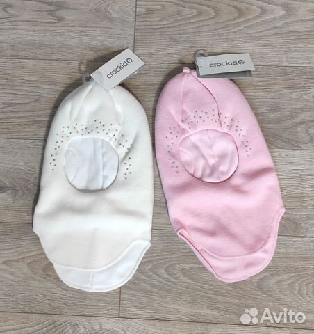 Шапка-шлем новая зима Crockid 46-48