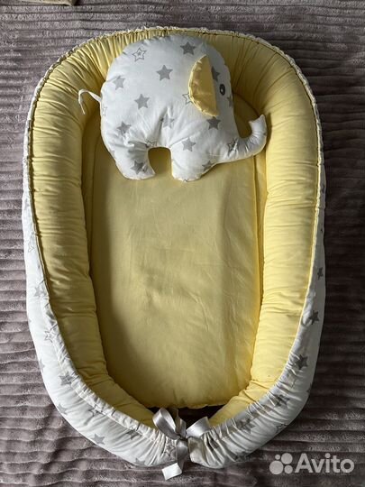 Кокон для новорожденных гнездышко