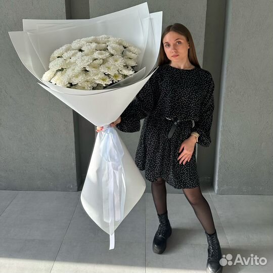 Шикарные Букеты-Гиганты из Хризантем