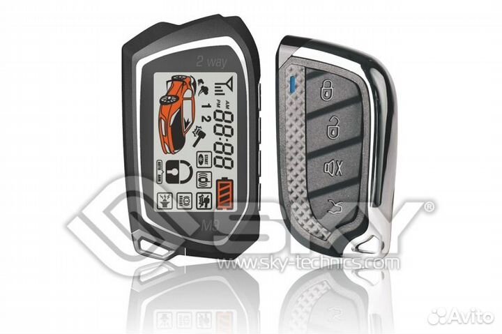 Автосигнализация с обратной связью SKY M9