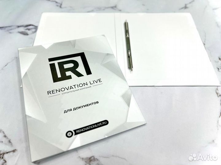 Печать папок на заказ, папки с логотипом