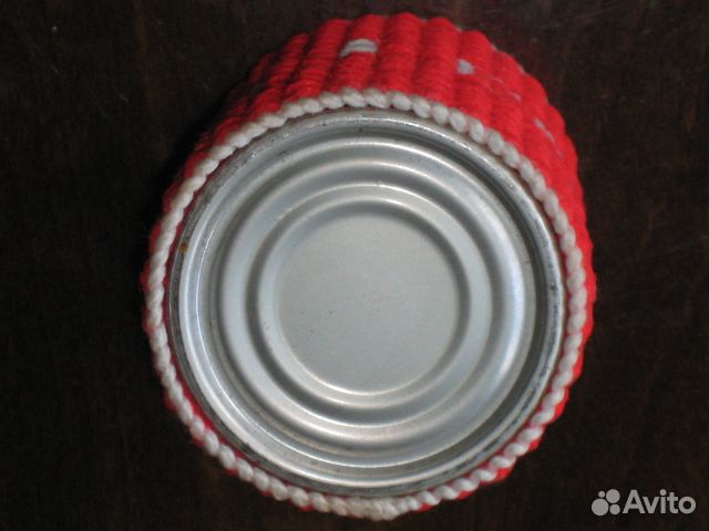 Coca-cola металлический стакан банка ваза новая