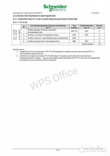Оборудование для электрических подстанций