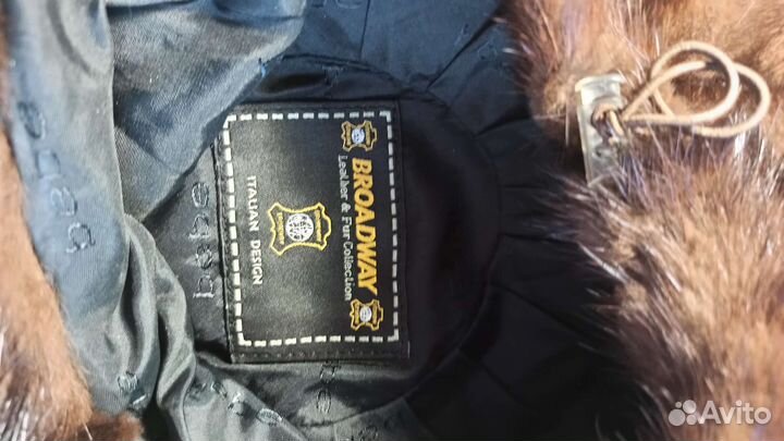 Шапка кепка норка женская