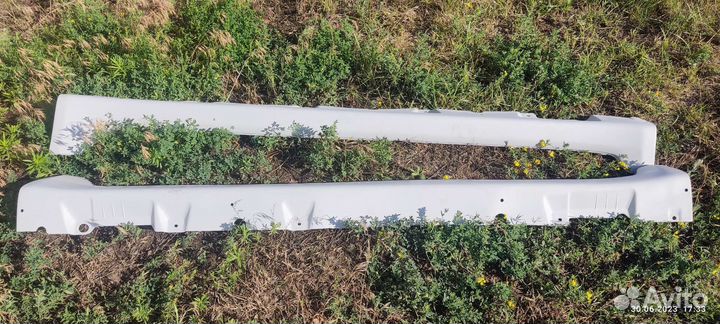 Накладки на пороги toуoта vitz