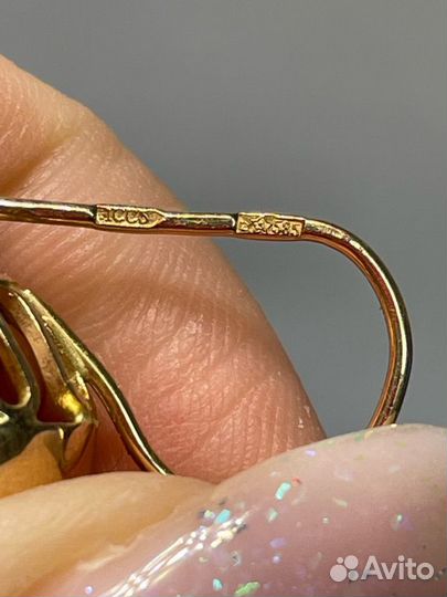 Серьги 583 пробы, р.0