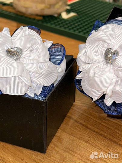 Бантики для волос ручной работы