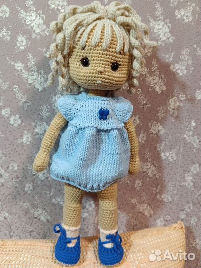 Кукла вязаная игрушка ручной работы