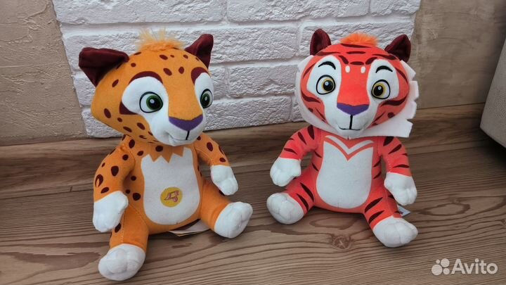 Лео и Тиг мягкие игрушки, озвученные