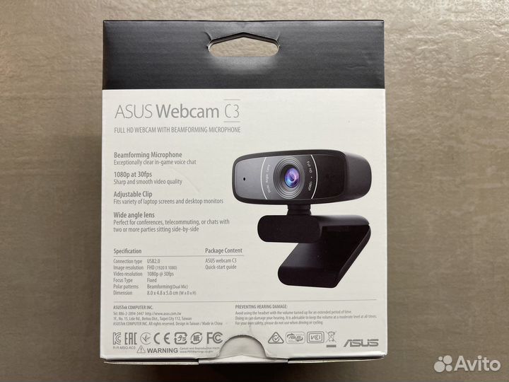 Веб-камера Asus Webcam C3 (Новая)