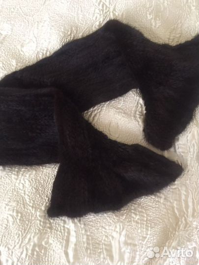 Шарфик женский норка вязанная