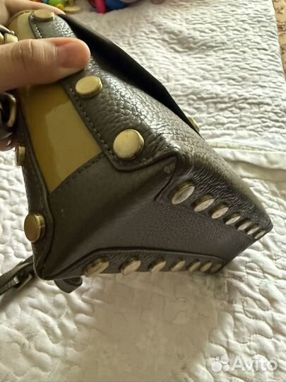 Сумка натуральная кожа терволина