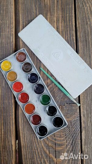 Тетради, краски, счёты СССР