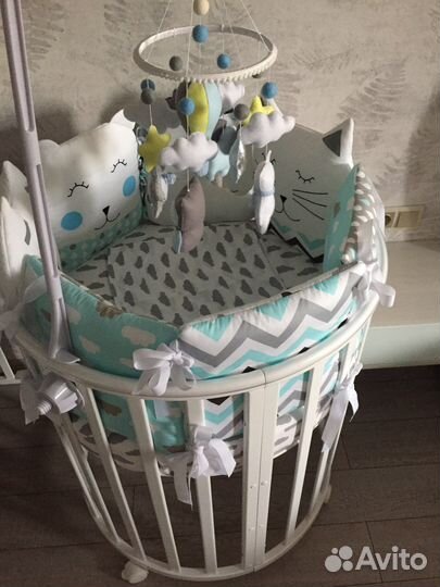 Бортики в кроватку